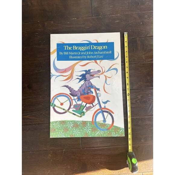 THE BRAGGIN' DRAGON By Bill Martin & John Archambault Oversized Children’s Book - Picture 1 of 10
